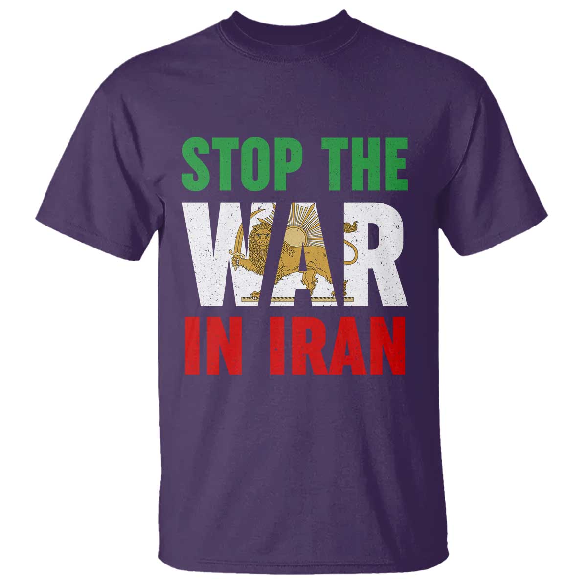 Free Iran Support Iranian MIGA T Shirt Stop The War In Iran