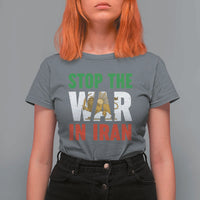 Free Iran Support Iranian MIGA T Shirt For Women Stop The War In Iran