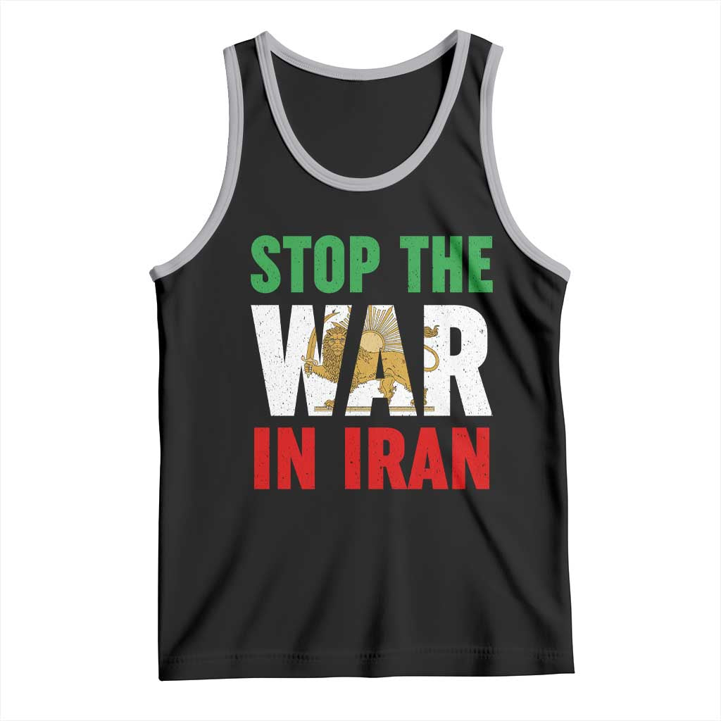 Free Iran Support Iranian MIGA Tank Top Stop The War In Iran