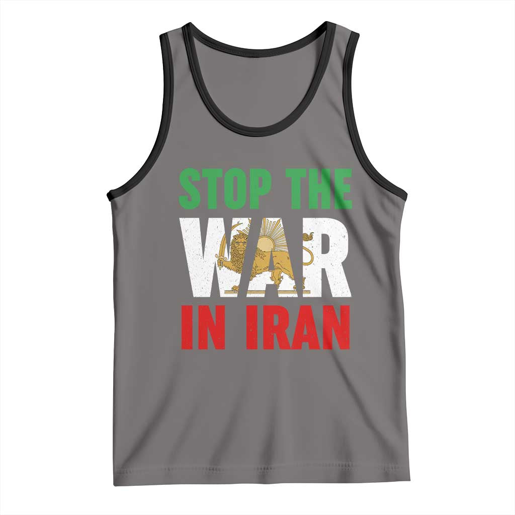 Free Iran Support Iranian MIGA Tank Top Stop The War In Iran