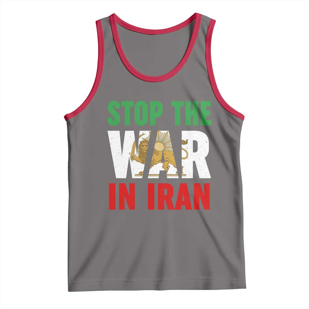 Free Iran Support Iranian MIGA Tank Top Stop The War In Iran
