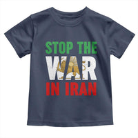 Free Iran Support Iranian MIGA Toddler T Shirt Stop The War In Iran
