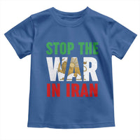 Free Iran Support Iranian MIGA Toddler T Shirt Stop The War In Iran