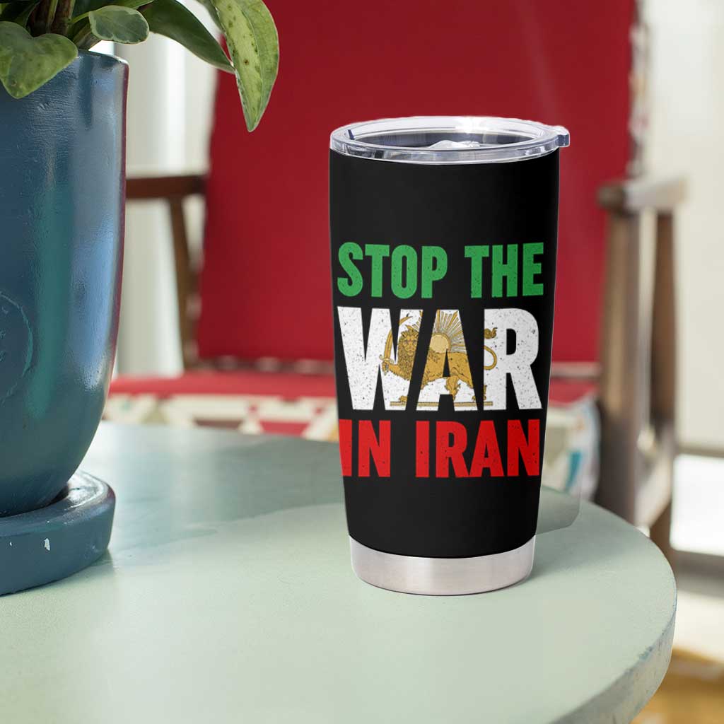 Free Iran Support Iranian MIGA Tumbler Cup Stop The War In Iran