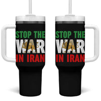 Free Iran Support Iranian MIGA Tumbler With Handle Stop The War In Iran