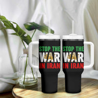 Free Iran Support Iranian MIGA Tumbler With Handle Stop The War In Iran