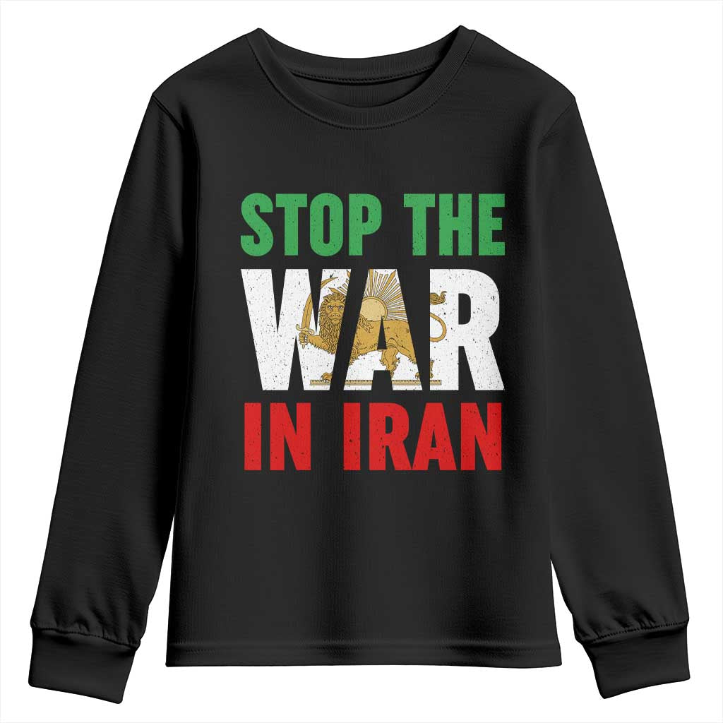 Free Iran Support Iranian MIGA Youth Sweatshirt Stop The War In Iran