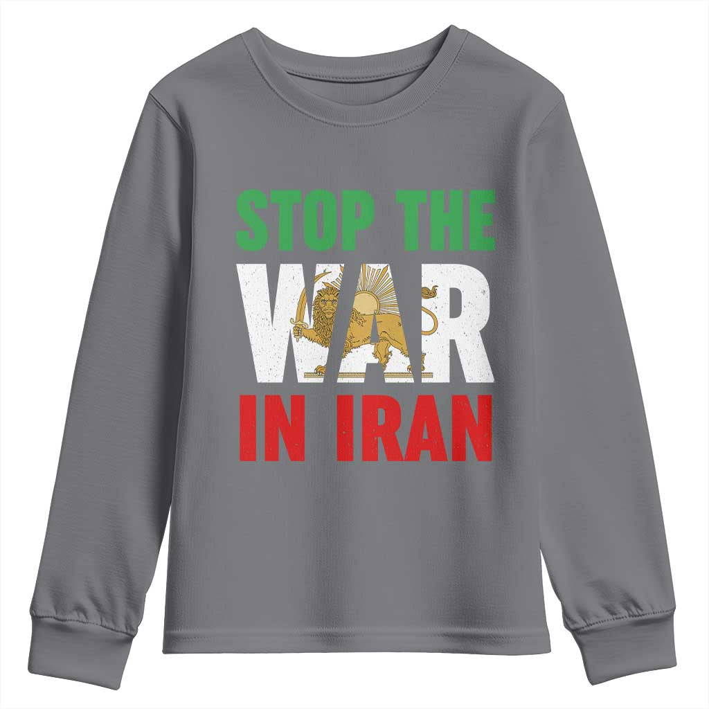Free Iran Support Iranian MIGA Youth Sweatshirt Stop The War In Iran
