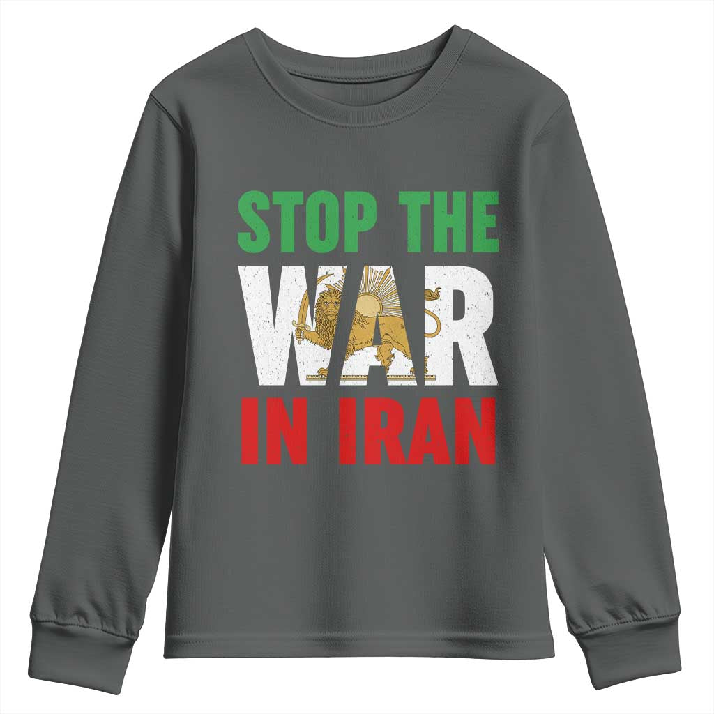 Free Iran Support Iranian MIGA Youth Sweatshirt Stop The War In Iran