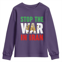 Free Iran Support Iranian MIGA Youth Sweatshirt Stop The War In Iran