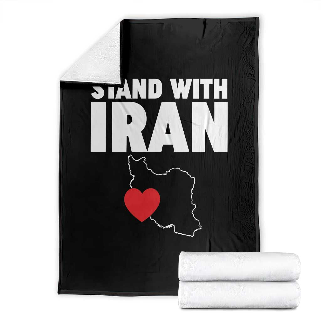 Free Iran Support Iranian MIGA Throw Blanket