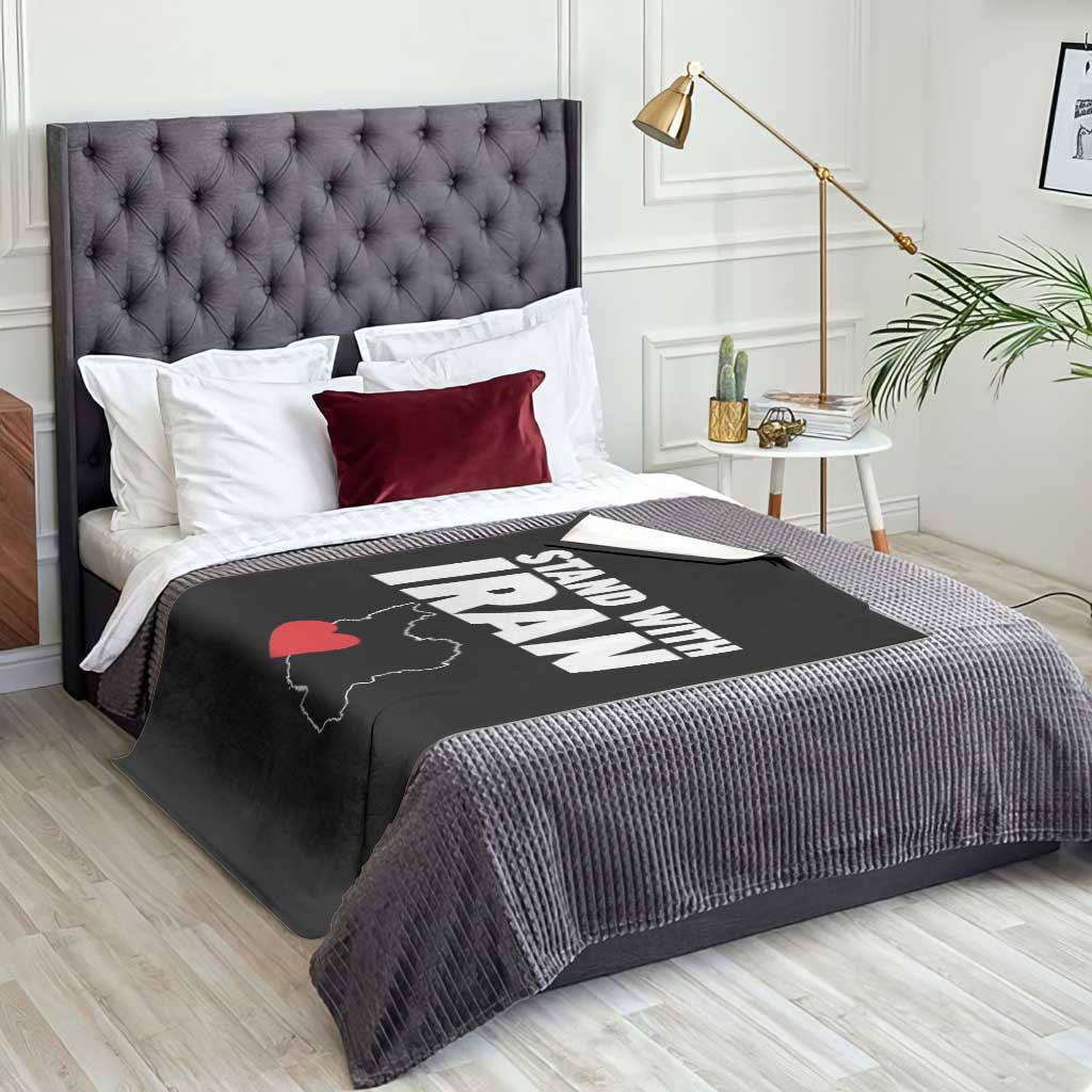 Free Iran Support Iranian MIGA Throw Blanket