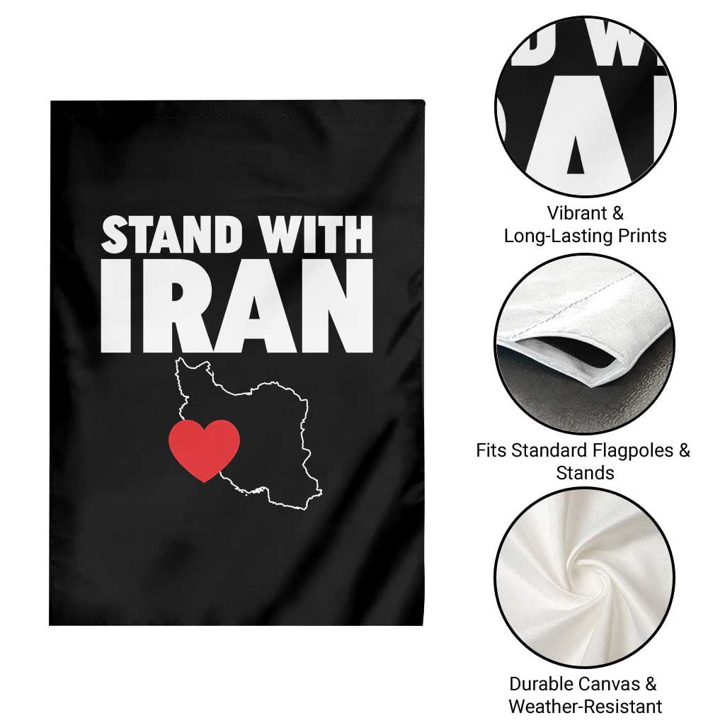 Free Iran Support Iranian MIGA Garden Flag