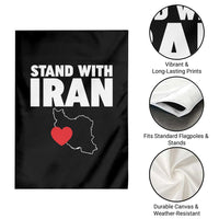Free Iran Support Iranian MIGA Garden Flag