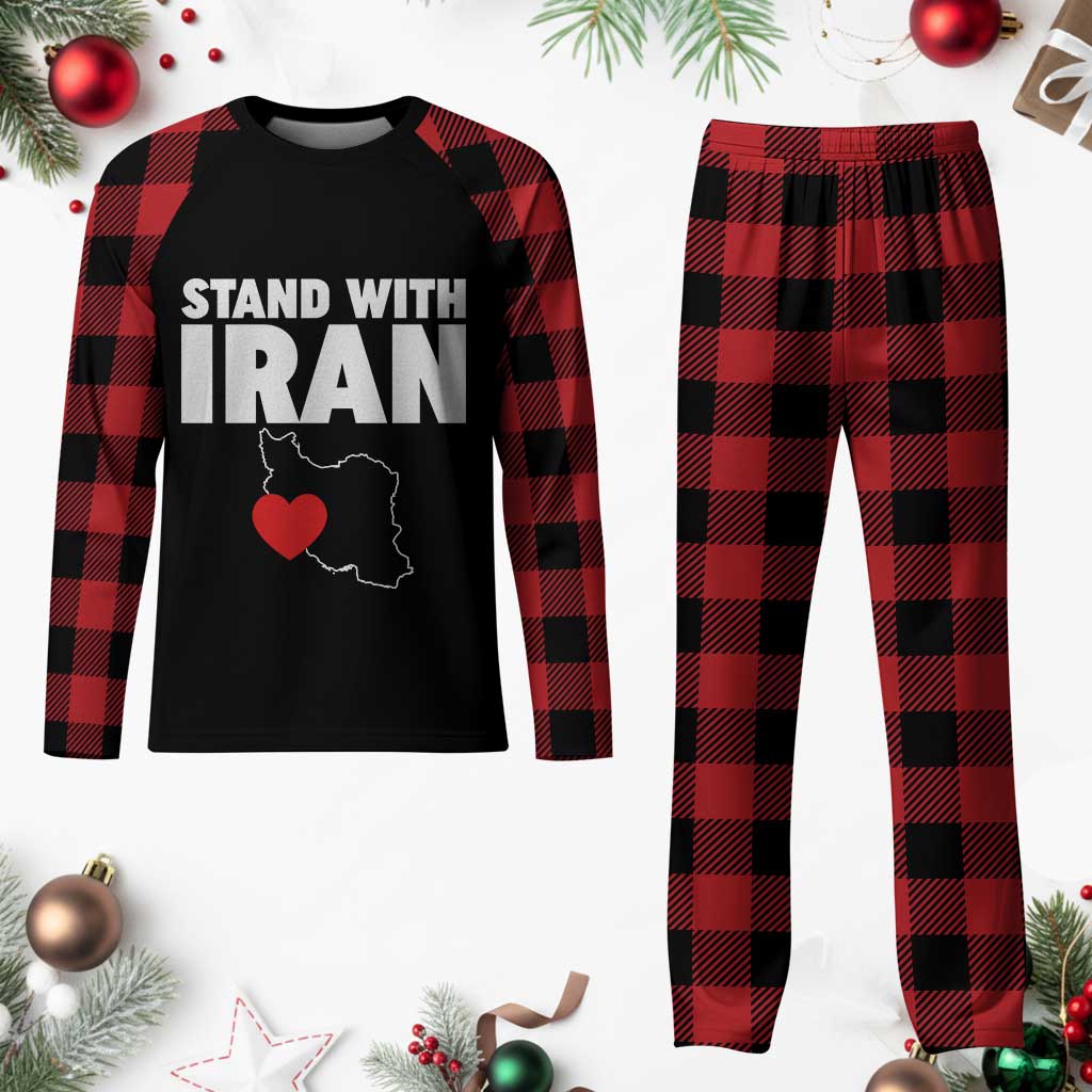 Free Iran Support Iranian MIGA Plaid Pajama Set