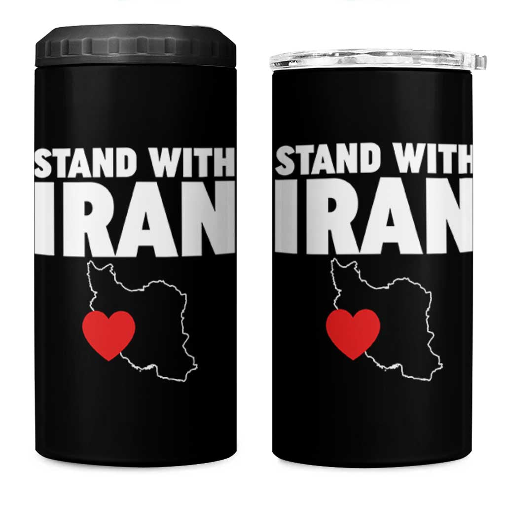 Free Iran Support Iranian MIGA 4 in 1 Can Cooler Tumbler