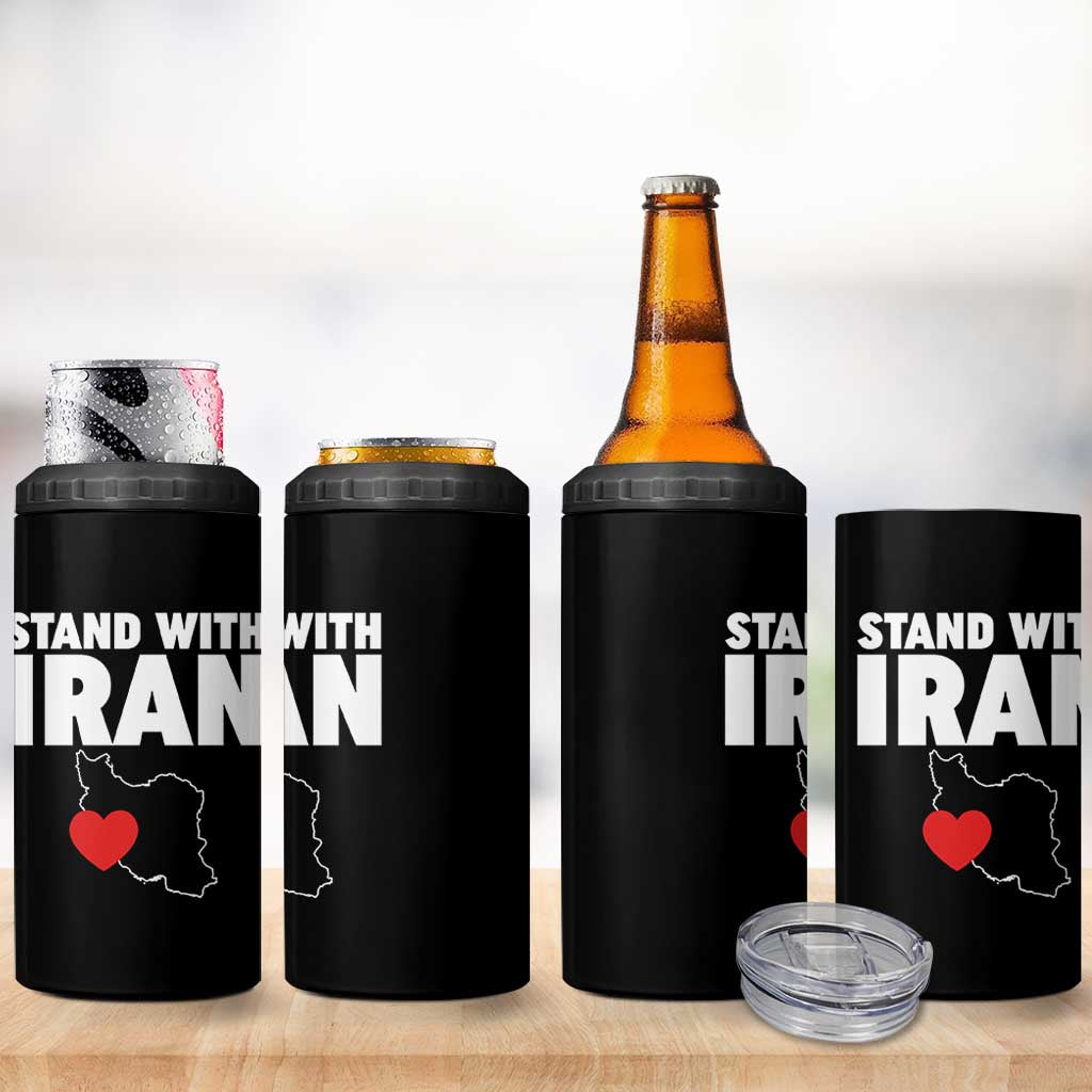 Free Iran Support Iranian MIGA 4 in 1 Can Cooler Tumbler