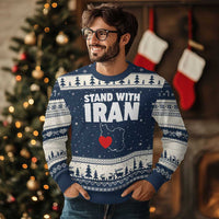 Free Iran Support Iranian MIGA Ugly Christmas Sweater