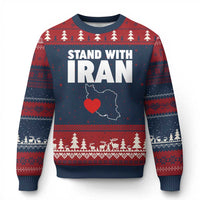 Free Iran Support Iranian MIGA Ugly Christmas Sweater