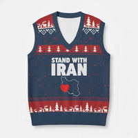 Free Iran Support Iranian MIGA V-Neck Knit Sweater Vest