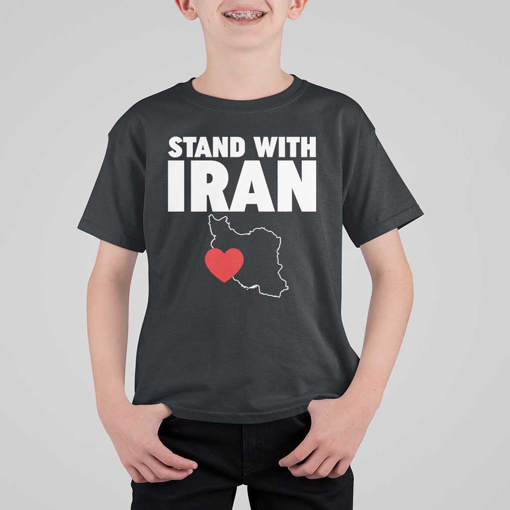 Free Iran Support Iranian MIGA T Shirt For Kid