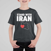 Free Iran Support Iranian MIGA T Shirt For Kid