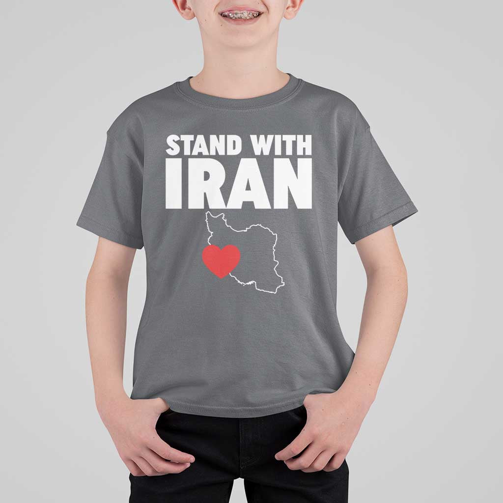 Free Iran Support Iranian MIGA T Shirt For Kid