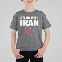 Free Iran Support Iranian MIGA T Shirt For Kid