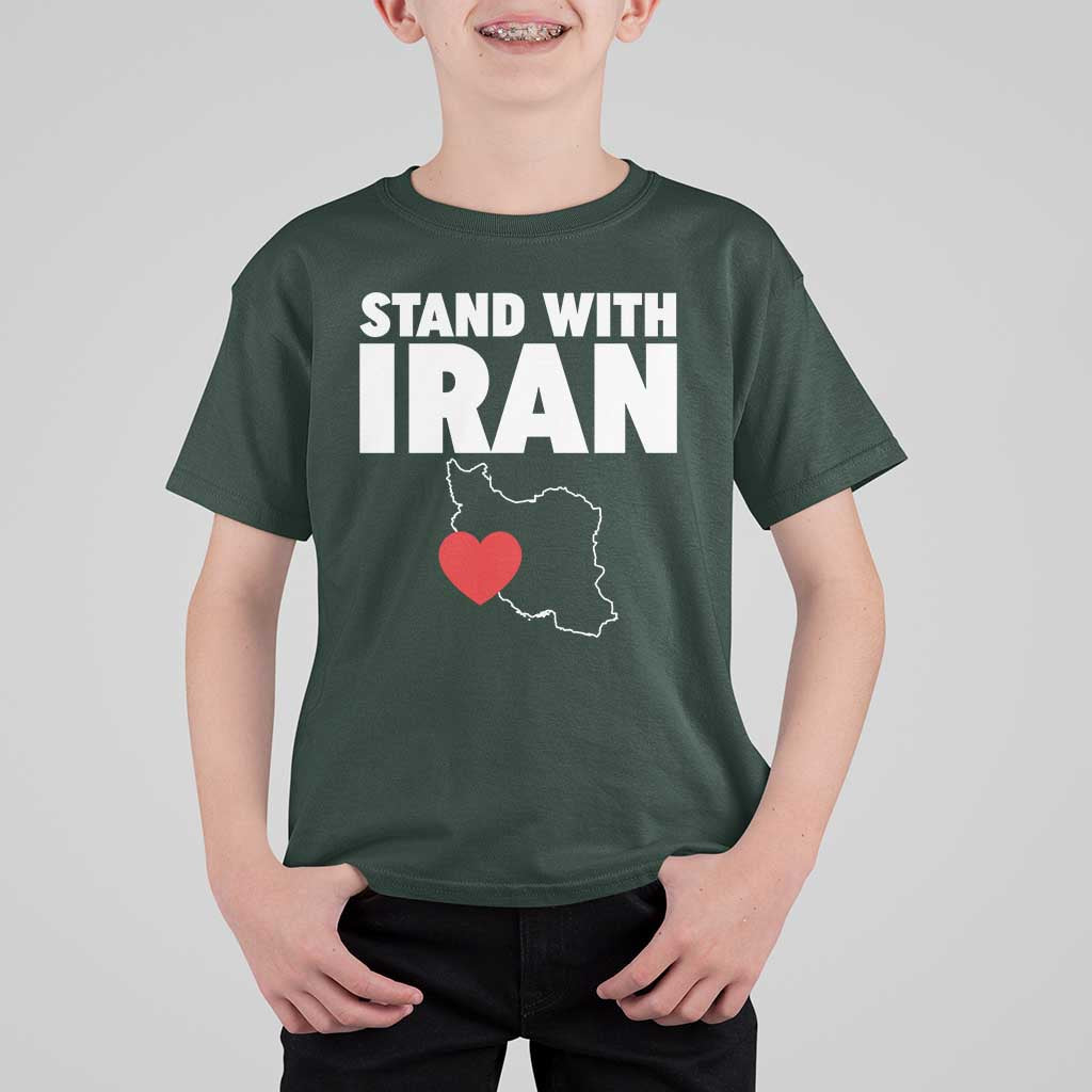 Free Iran Support Iranian MIGA T Shirt For Kid