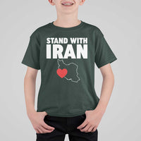 Free Iran Support Iranian MIGA T Shirt For Kid