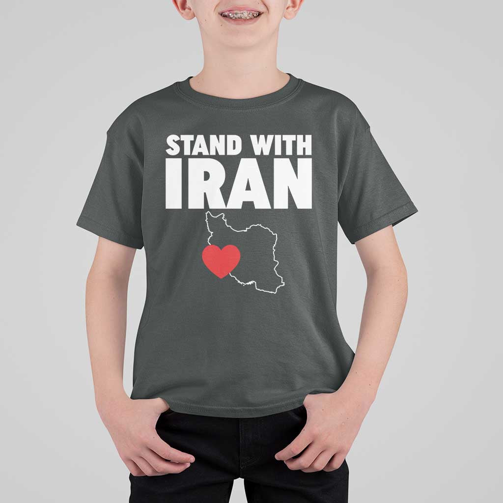Free Iran Support Iranian MIGA T Shirt For Kid