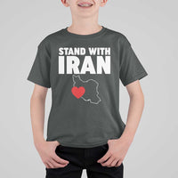 Free Iran Support Iranian MIGA T Shirt For Kid