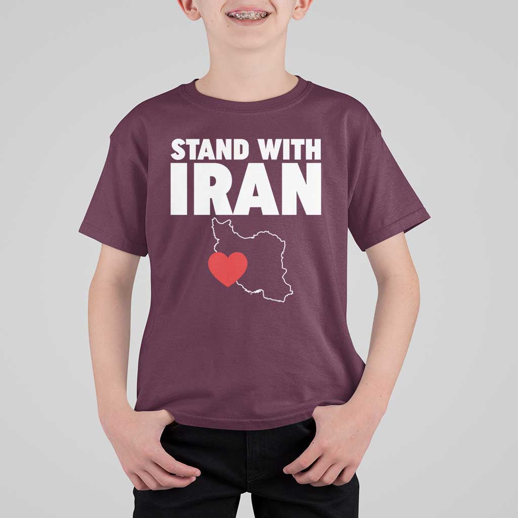 Free Iran Support Iranian MIGA T Shirt For Kid