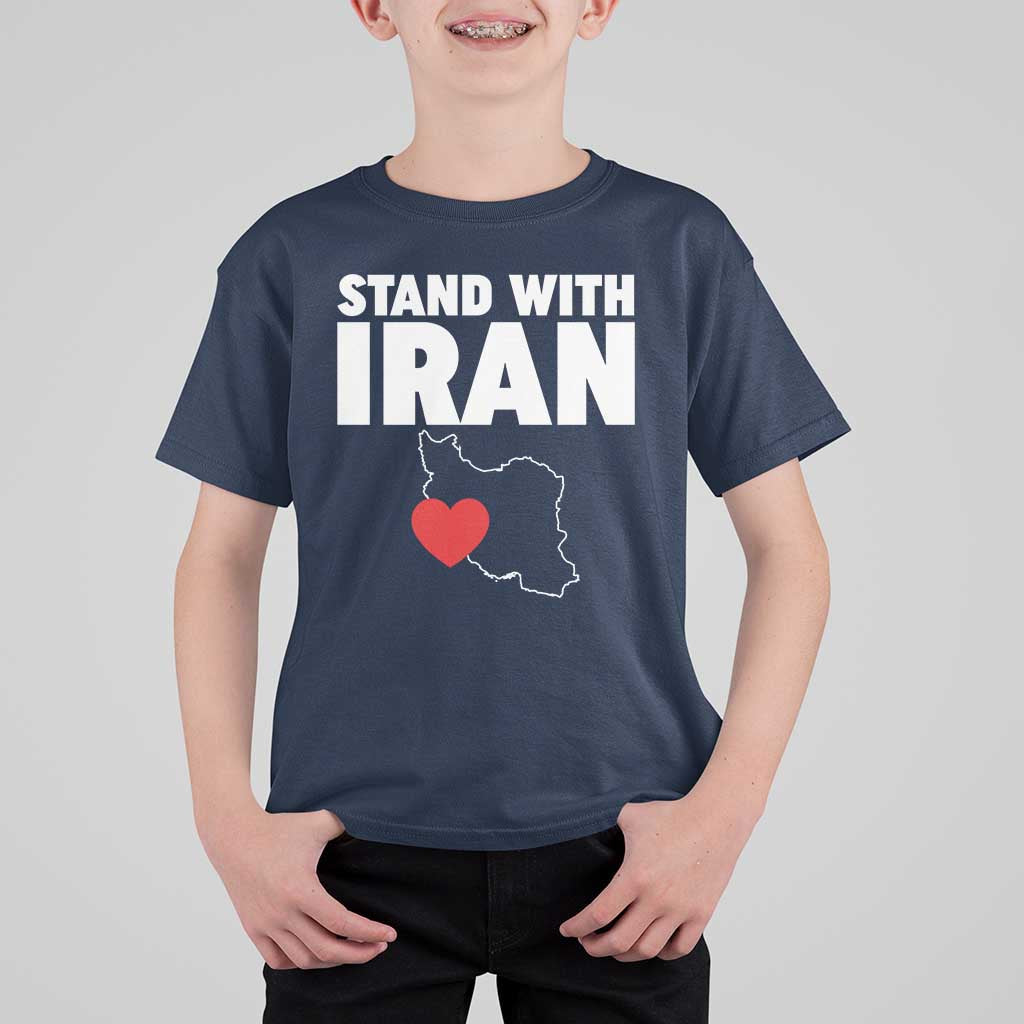 Free Iran Support Iranian MIGA T Shirt For Kid