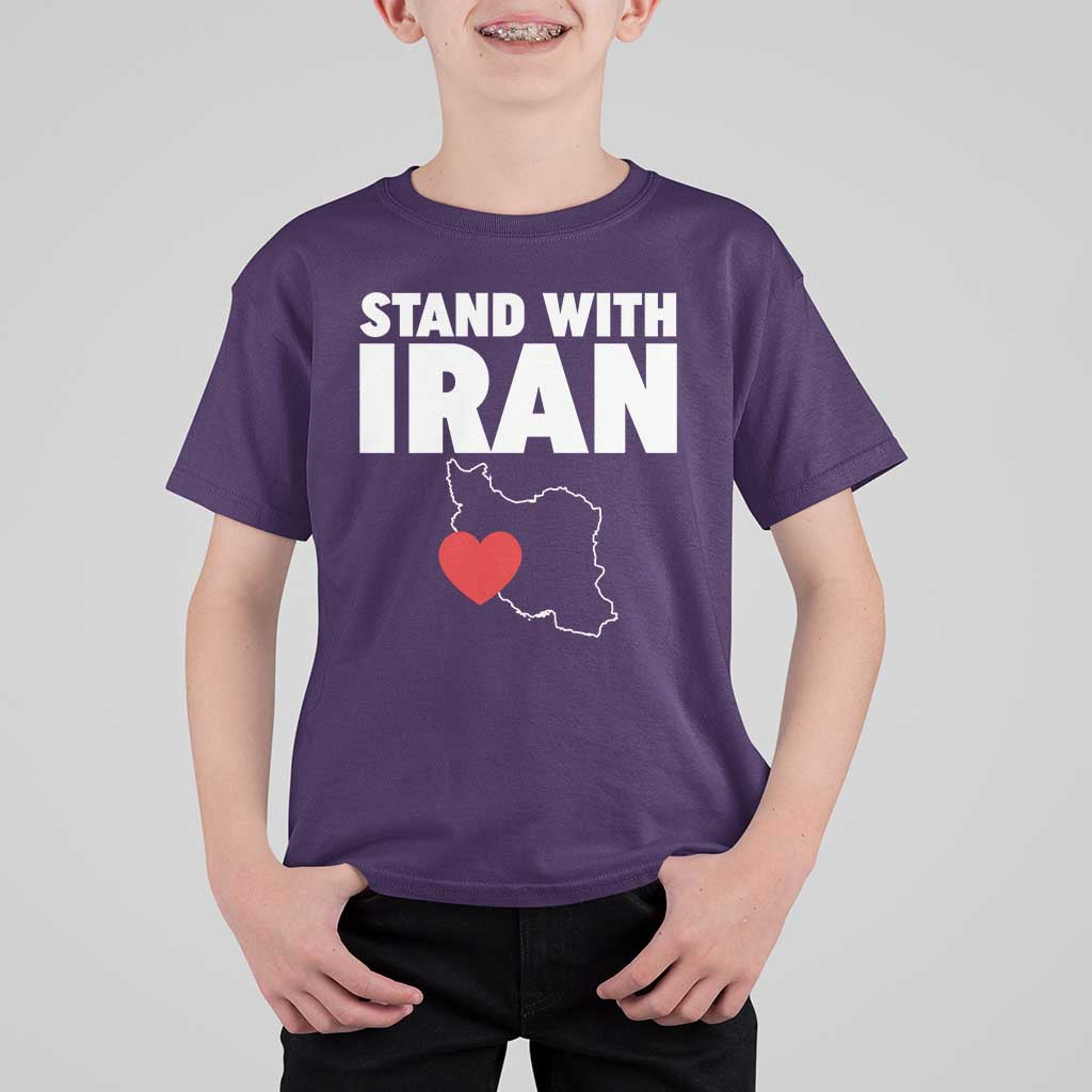 Free Iran Support Iranian MIGA T Shirt For Kid