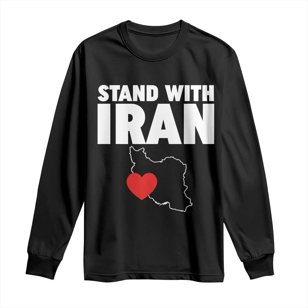 Free Iran Support Iranian MIGA Long Sleeve Shirt