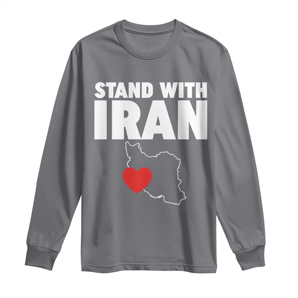 Free Iran Support Iranian MIGA Long Sleeve Shirt