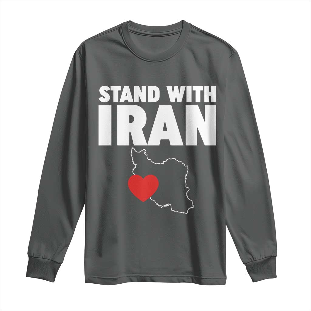 Free Iran Support Iranian MIGA Long Sleeve Shirt