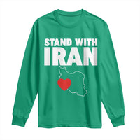 Free Iran Support Iranian MIGA Long Sleeve Shirt