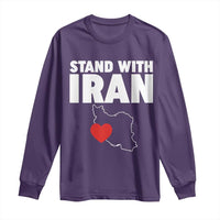 Free Iran Support Iranian MIGA Long Sleeve Shirt