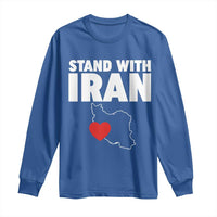 Free Iran Support Iranian MIGA Long Sleeve Shirt