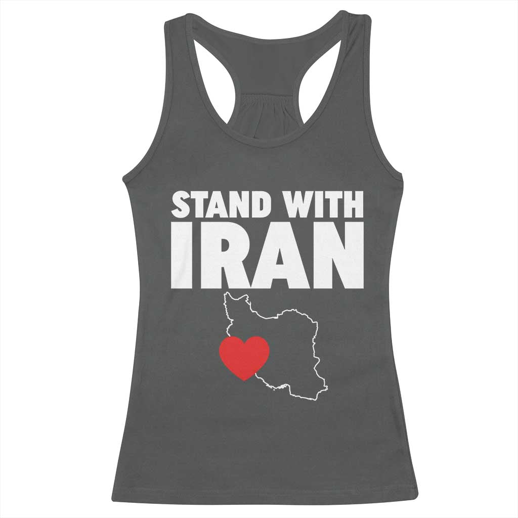 Free Iran Support Iranian MIGA Racerback Tank Top