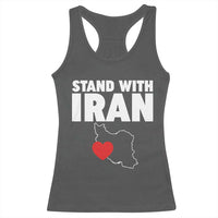 Free Iran Support Iranian MIGA Racerback Tank Top