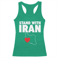 Free Iran Support Iranian MIGA Racerback Tank Top