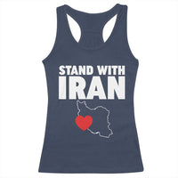 Free Iran Support Iranian MIGA Racerback Tank Top