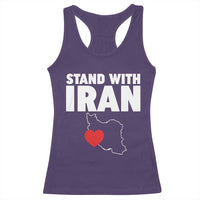 Free Iran Support Iranian MIGA Racerback Tank Top
