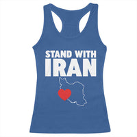 Free Iran Support Iranian MIGA Racerback Tank Top