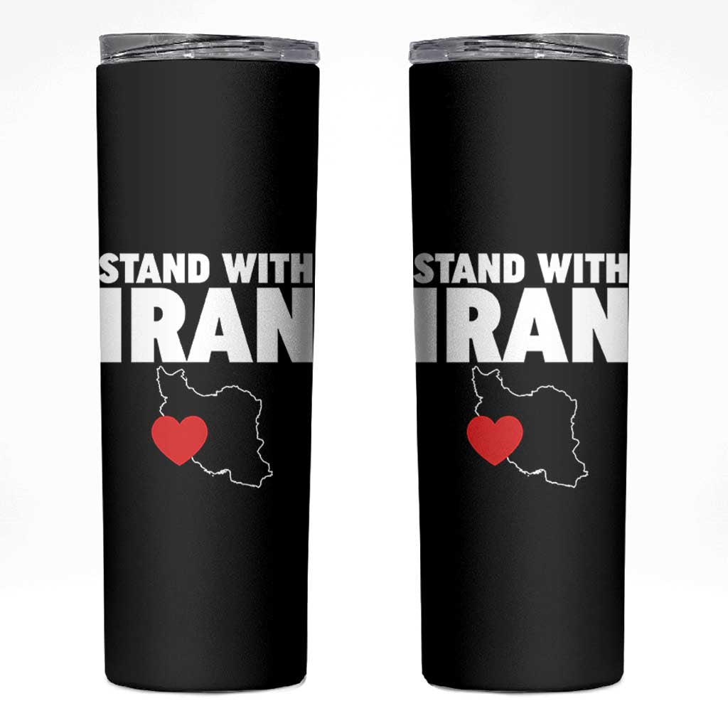 Free Iran Support Iranian MIGA Skinny Tumbler