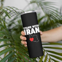 Free Iran Support Iranian MIGA Skinny Tumbler