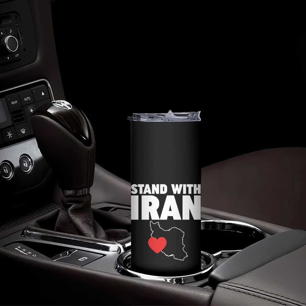 Free Iran Support Iranian MIGA Skinny Tumbler
